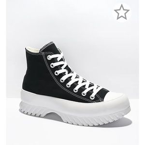 Converse Chuck Taylor All Star Lugged 2.0 Black & White High Top Shoes